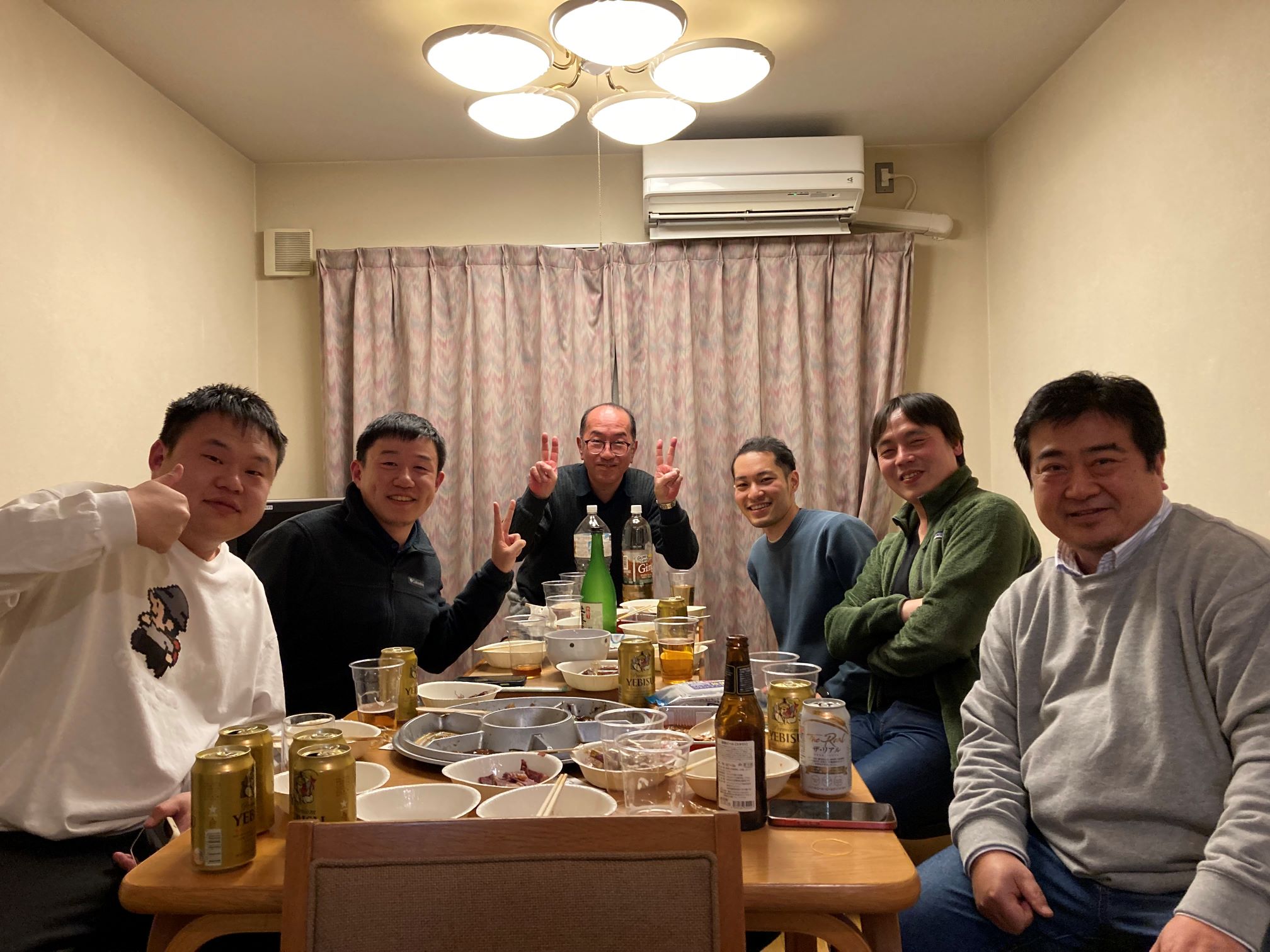宋くんの修論審査と博士後期課程入学審査の合格を祝って。