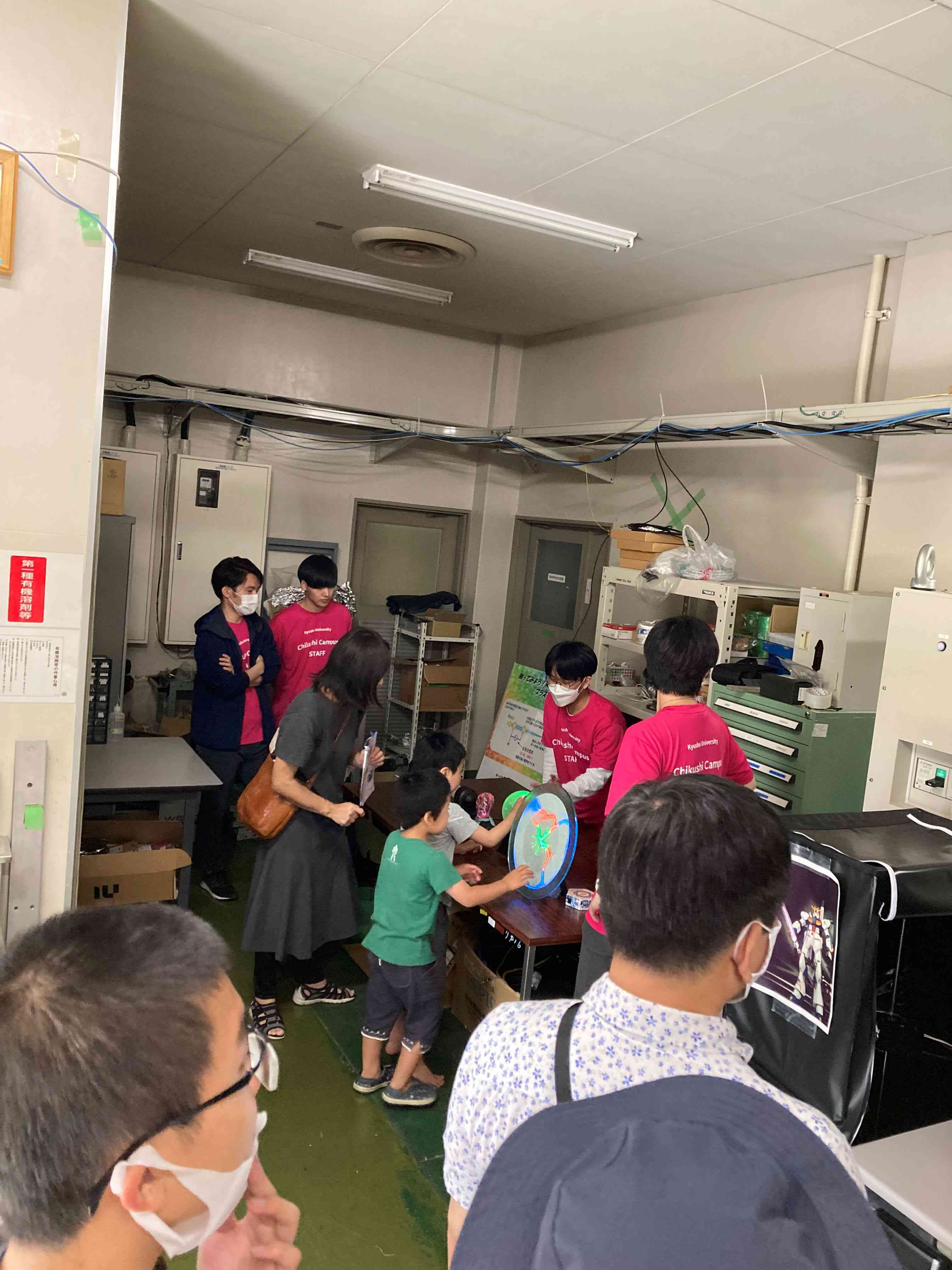 5月27日に筑紫キャンパスで行われたオープンキャンパスの様子